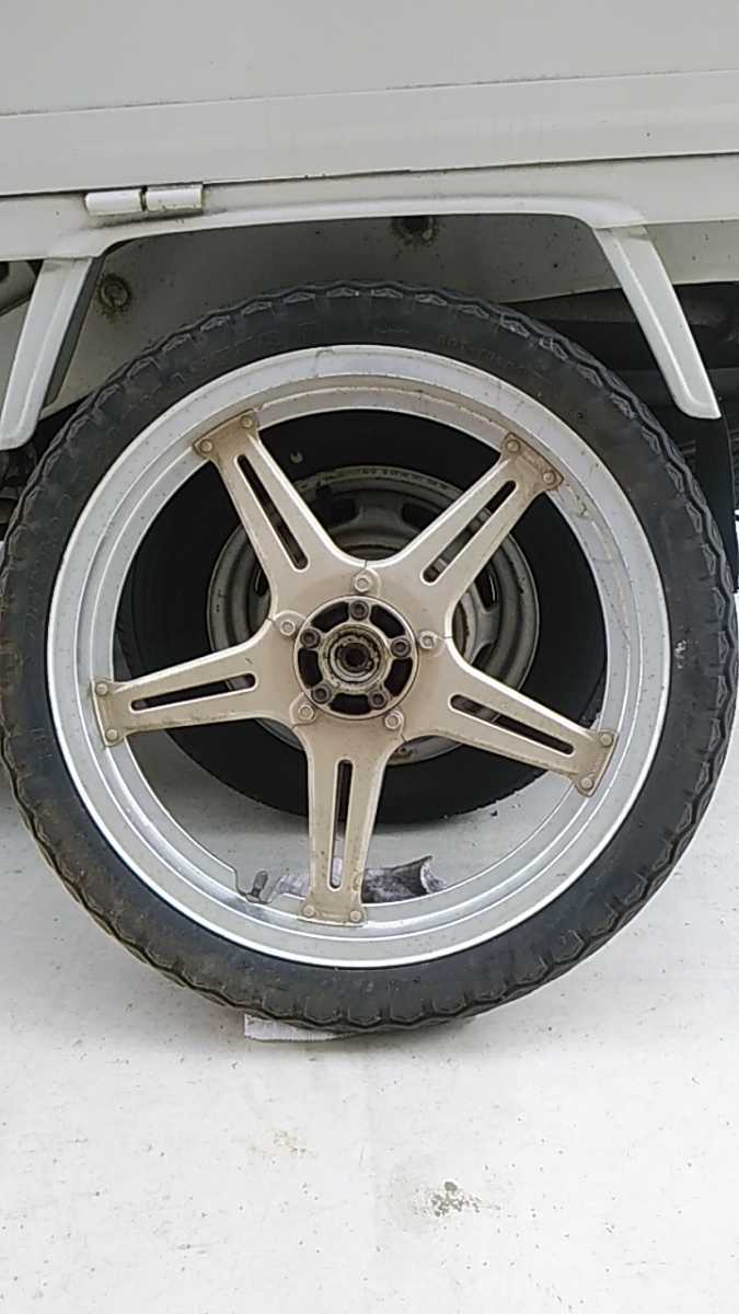 バブホークII ホークIII フロントホイール CB250T CB400T ホーク2 ホーク3 スーパーホーク CB250N CB400N バブ