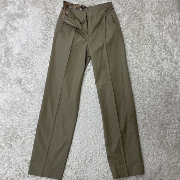  80s オールドバーバリー Burberrys ハイウェスト タックパンツ ベージュ/ノバチェック柄 7号/S レディース ビンテージ 2104OR59(Sサイズ)｜売買されたオークション情報、yahooの商品情報をアーカイ Sサイズ