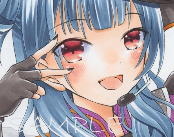 手描きイラスト | - オリジナル 季節絵 色エンピツで描く メルカリ 0