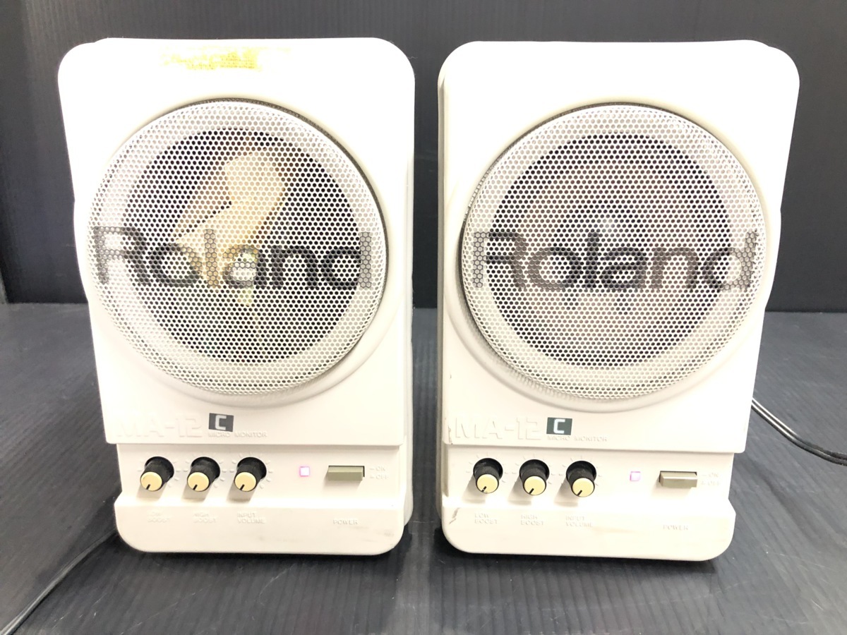 B23318 ROLAND ローランド スピーカー MA-12C マイクロモニター ペア