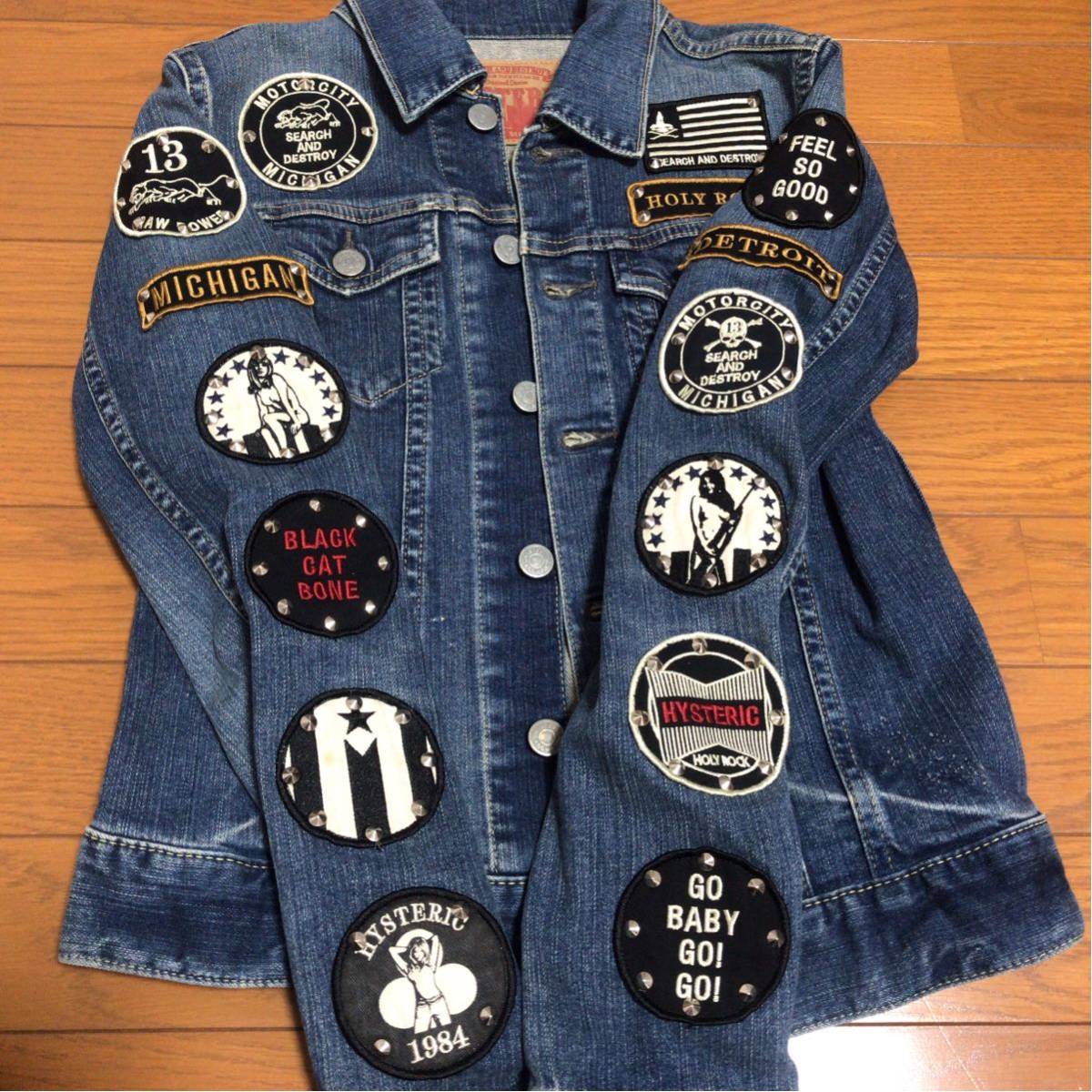 HYSTERIC GLAMOUR ヒステリックグラマー ロッカーズ Gジャン デニム 