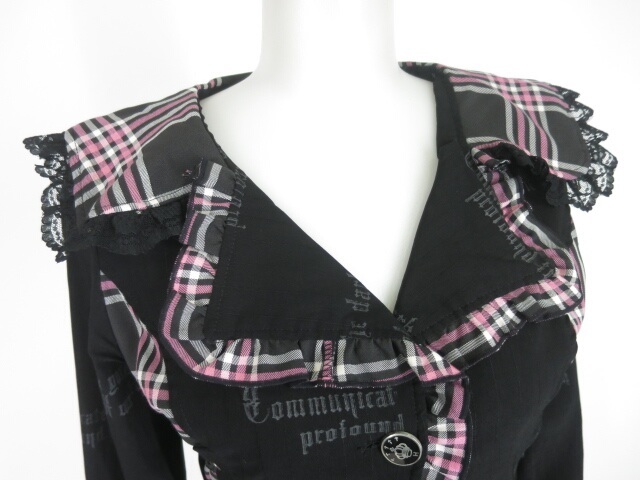 H.jelly チェック切替燕尾ジャケット / h.NAOTO エイチナオト エイチ