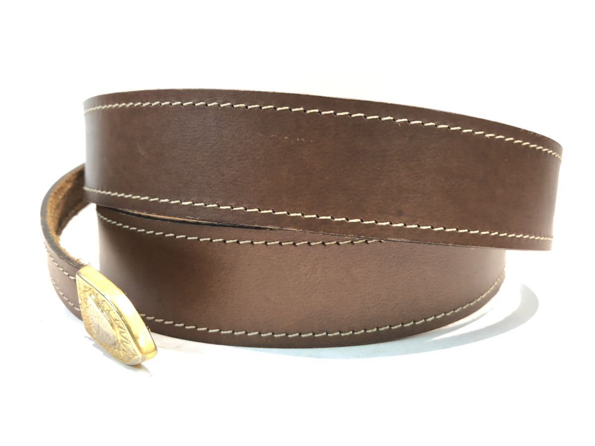 BW Belt ウエスタンベルト Narrow Western Buckle Button | ナローベルト x HTC セブンバイセブン - USA EBISU] ウエスタンナロー