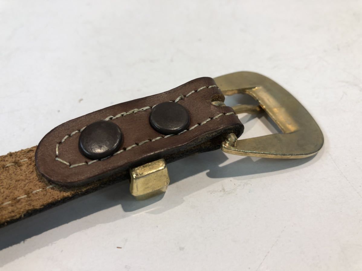 BW Belt ウエスタンベルト Narrow Western Buckle Button | ナローベルト x HTC セブンバイセブン - USA EBISU] ウエスタンナロー