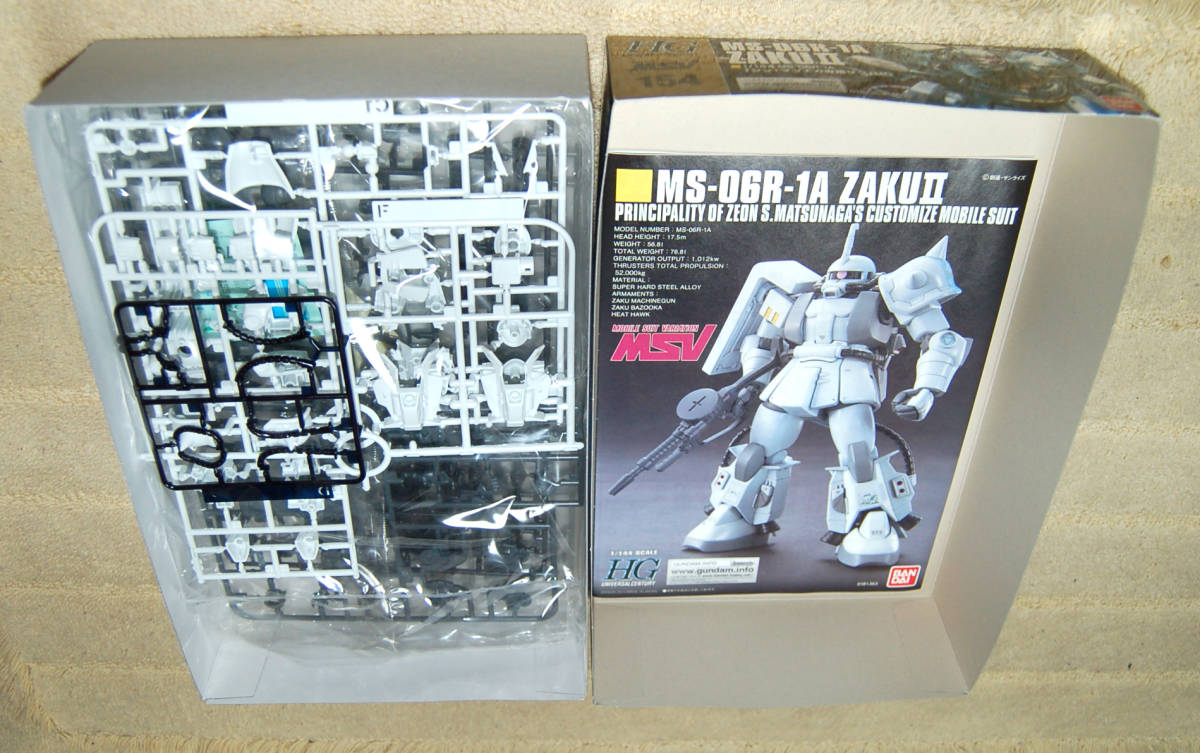 プラモデル Hguc No 154 シン マツナガ専用ザクii Ms 06r 1a Zaku 機動戦士ガンダム Gundam Msv 高機動型ザク 1 144 Hg ガンプラ 白狼 ガンダム 売買されたオークション情報 Yahooの商品情報をアーカイブ公開 オークファン Aucfan Com