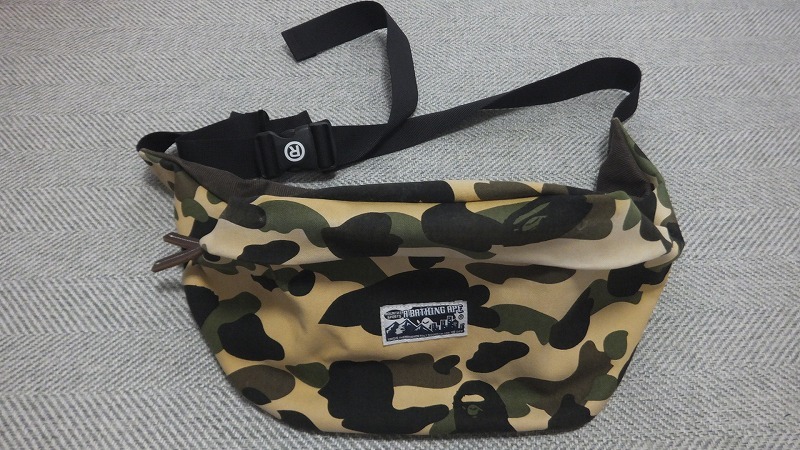 A BATHING APE 迷彩 ウエストバッグ ショルダーバッグ カモ エイプ BAPE