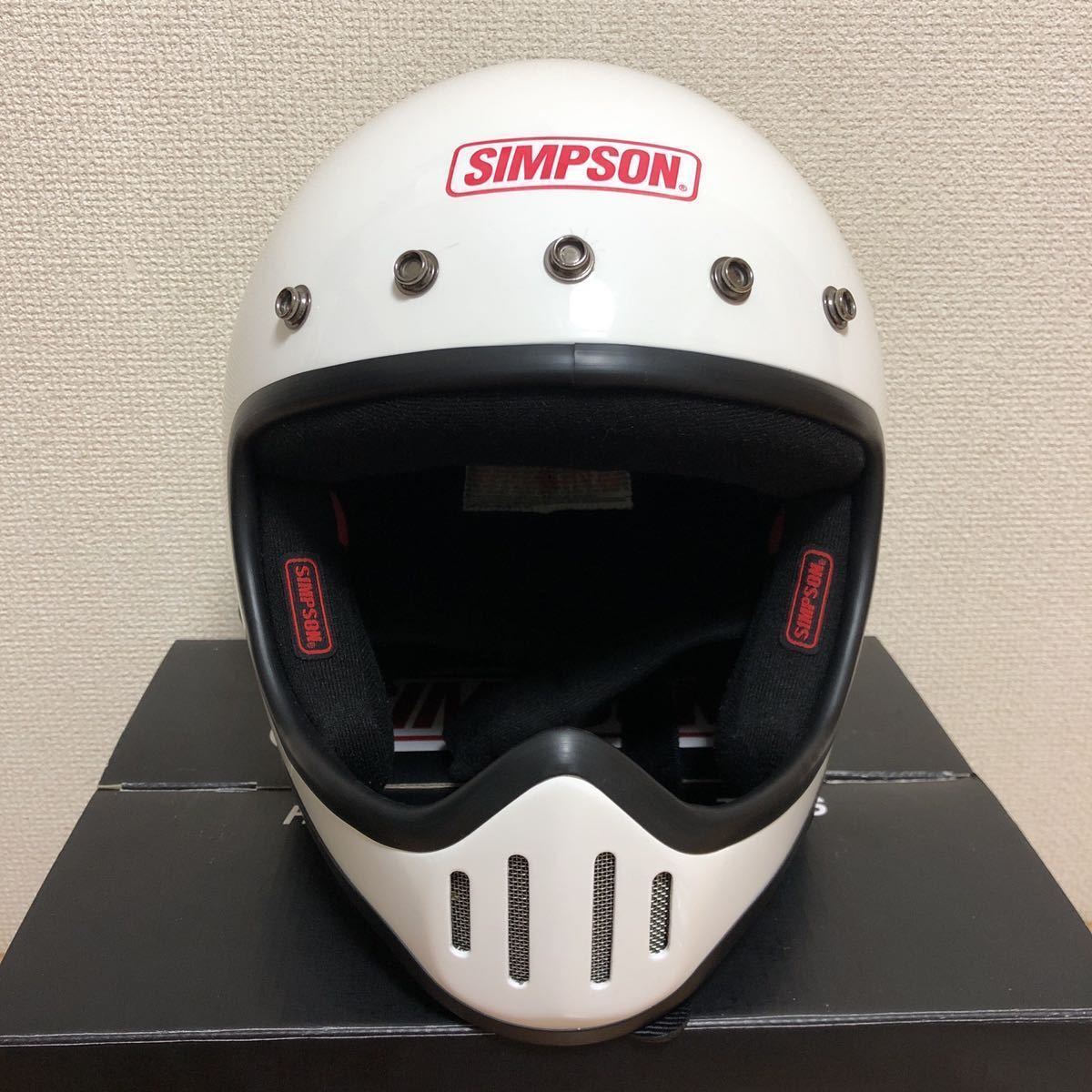SIMPSON シンプソン M50 中古 美品 難ありSWANS NO914 ゴーグル付き 