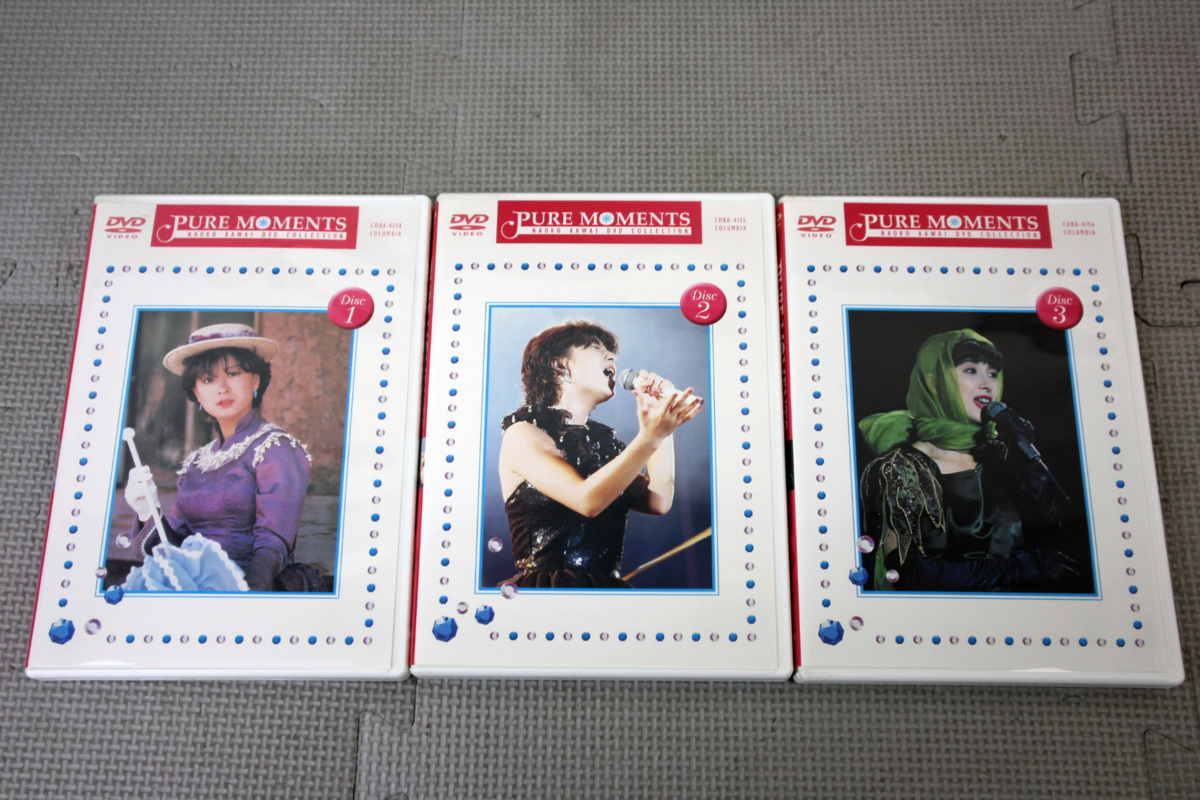 河合奈保子 DVD2種セット DVD KAWAI Pure COLLECTION : Moments⁄NAOKO BOX 河合奈保子DVD NAOKO