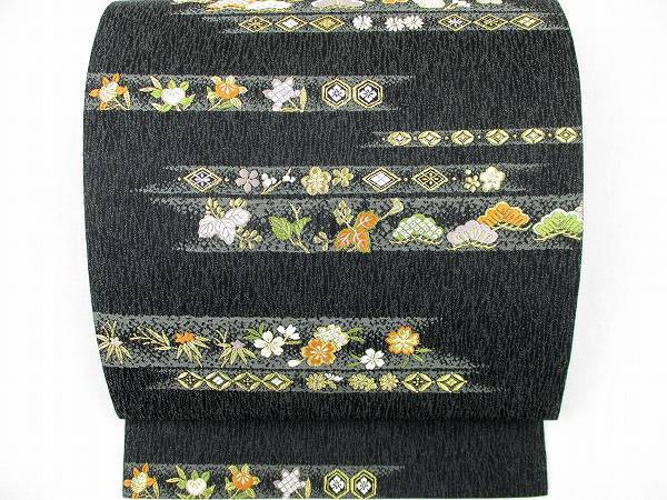 品質保証，SALE 着物ふぁんた 唐織 金糸 逸品 吉祥霞文様 松竹梅 桜 藤 菊 花菱 七宝 六通袋帯 u1506(仕立て上がり)｜売買されたオークション情報、yahooの商品情報をアーカイブ公開 - オークファン 仕立て上がり