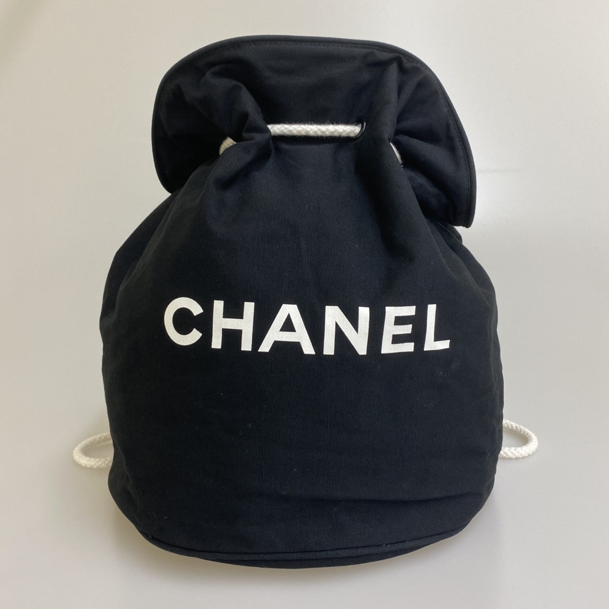 正規品】1円スタート CHANEL シャネル 巾着 バッグ リュック 