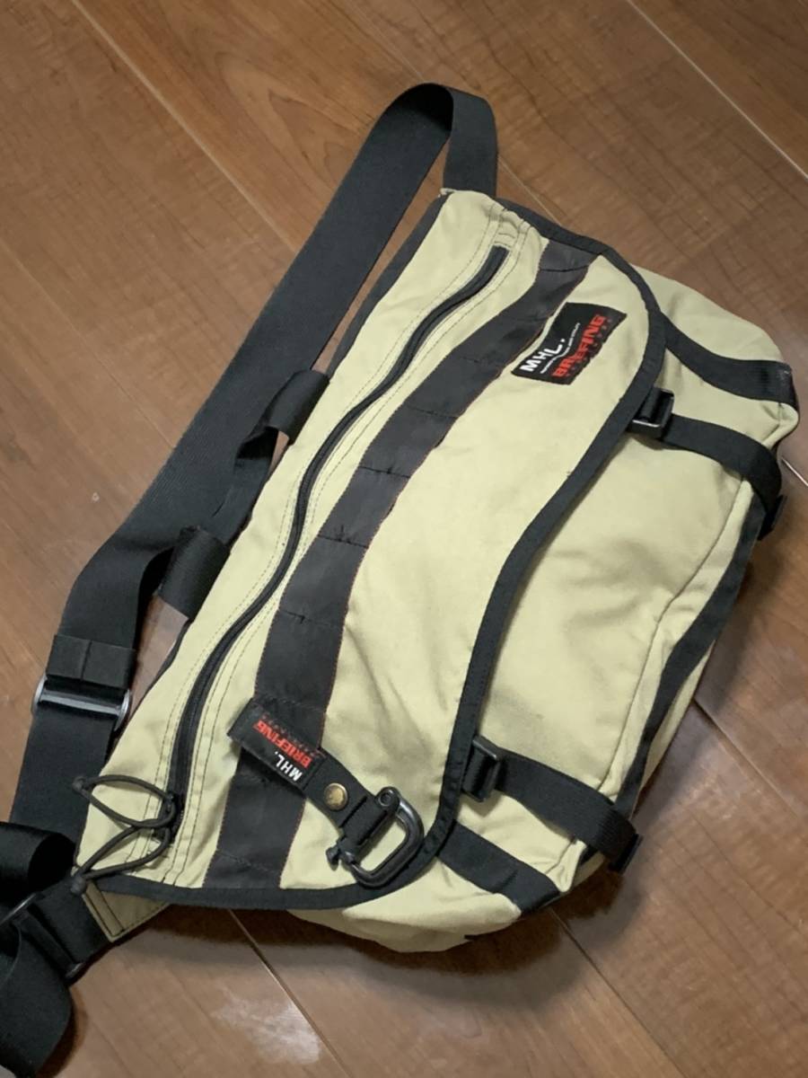 マーガレットハウエル ブリーフィング　コラボメッセンジャーバック MHL × BRIEFING] メッセンジャーバッグ ショルダーバッグ USA製
