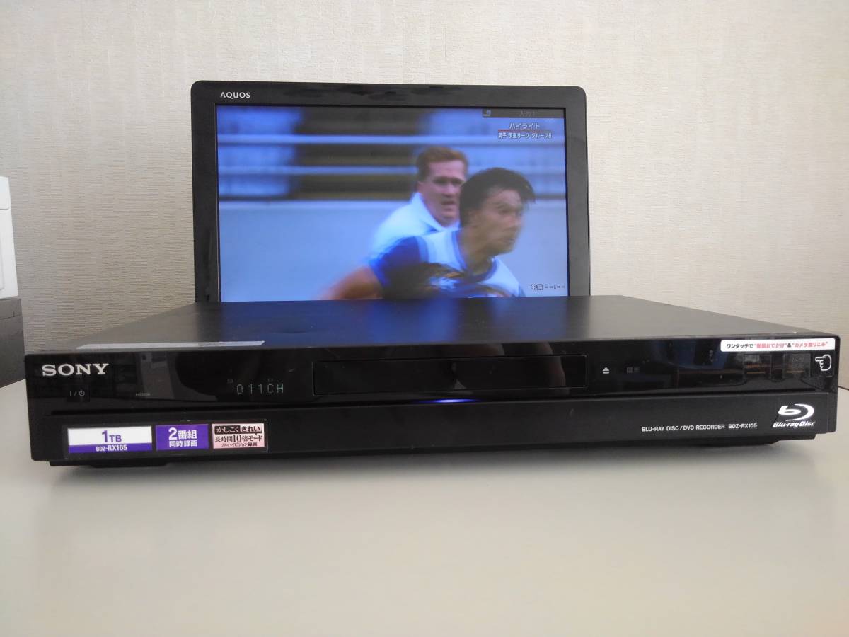 1TB BDZ-RX105 SONY ブルーレイレコーダー 2チューナー - | Sony