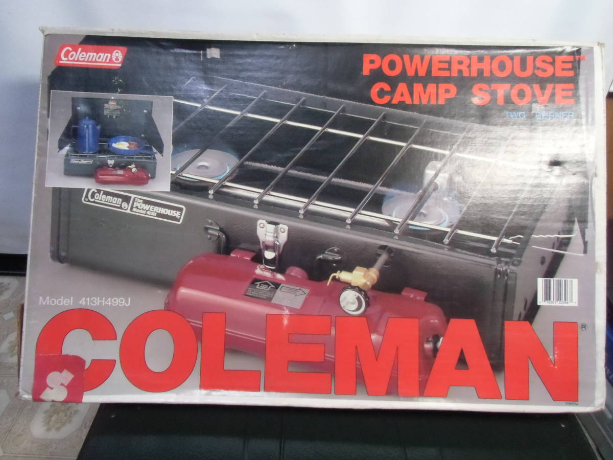 ○ 未使用品 Coleman コールマン パワーハウス ツーバーナー 413H499J