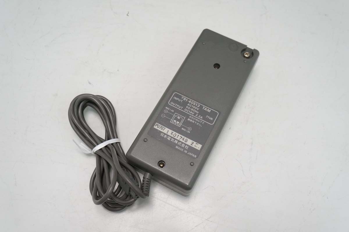 pc-9801nx/c　本体　ACアダプター ジャンク品】NEC PC-9801 NX/C 98note ノートPC ACアダプター PC