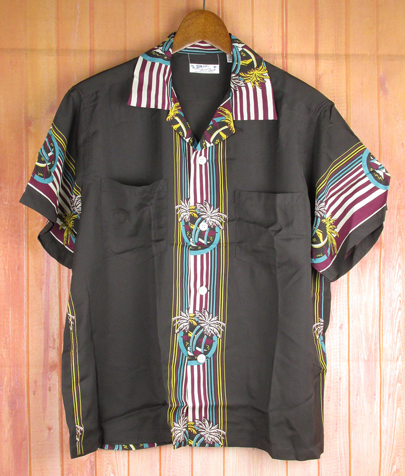 SMRKSS3229 東洋 SUNSURF サンサーフ アロハシャツ PALMS 