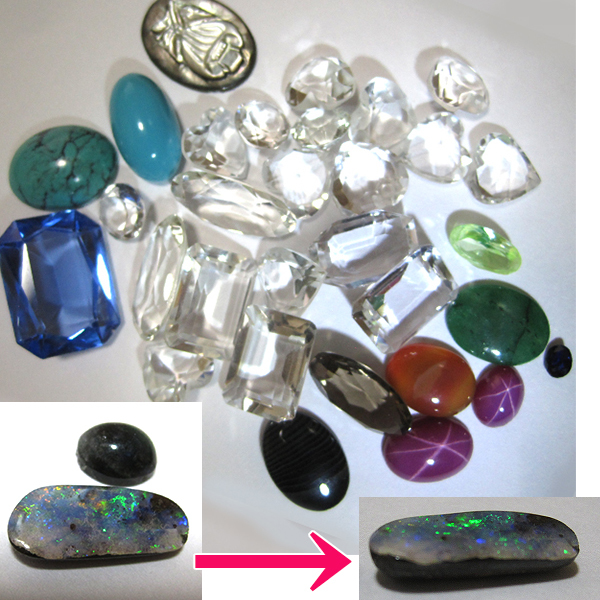 パール / 翡翠 / カラーストーン 他 ルース アクセサリーパーツ 総重量