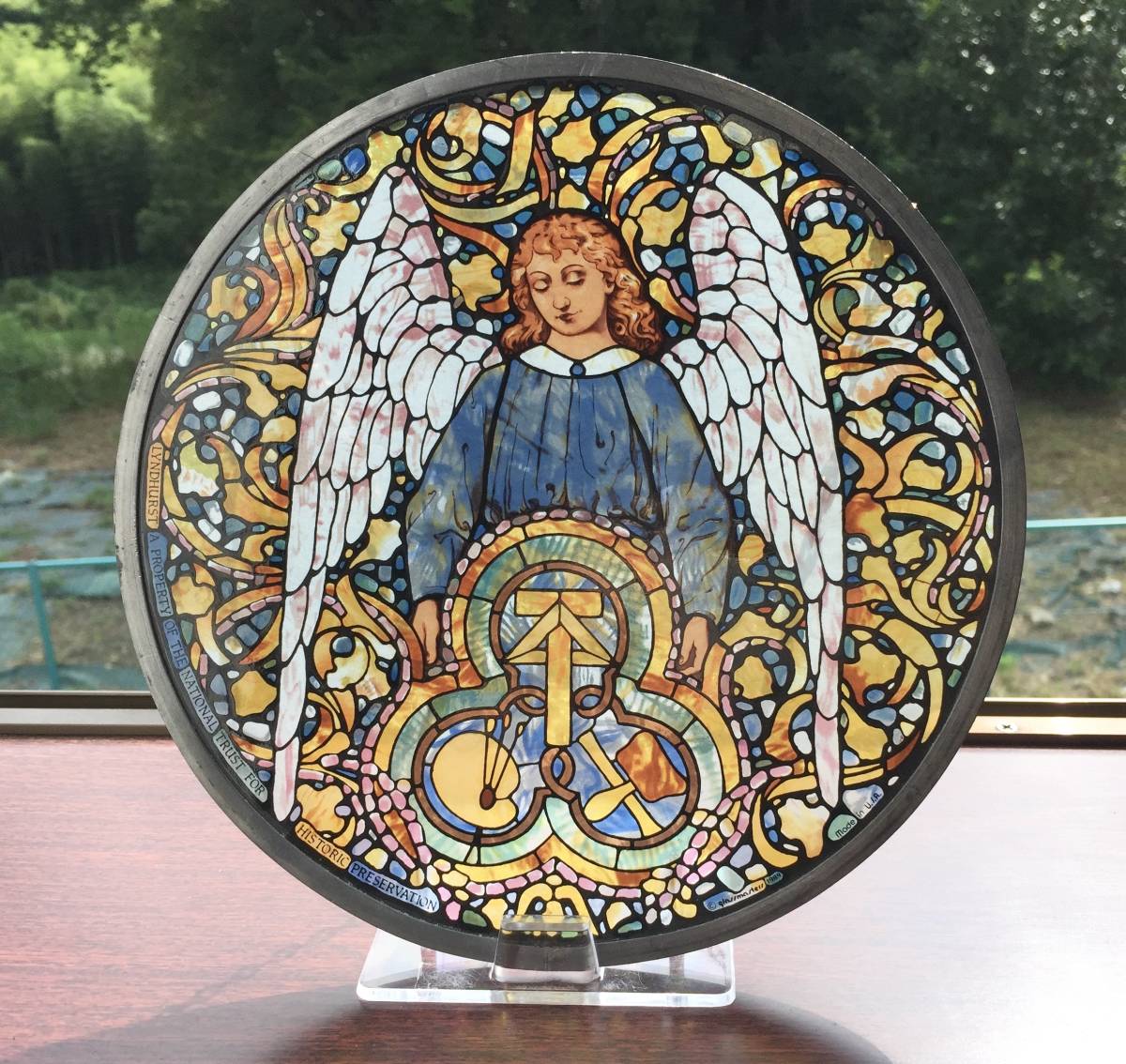 ☆貴重☆ ティファニー Angel of the Arts 天使 ステンドグラス グラス