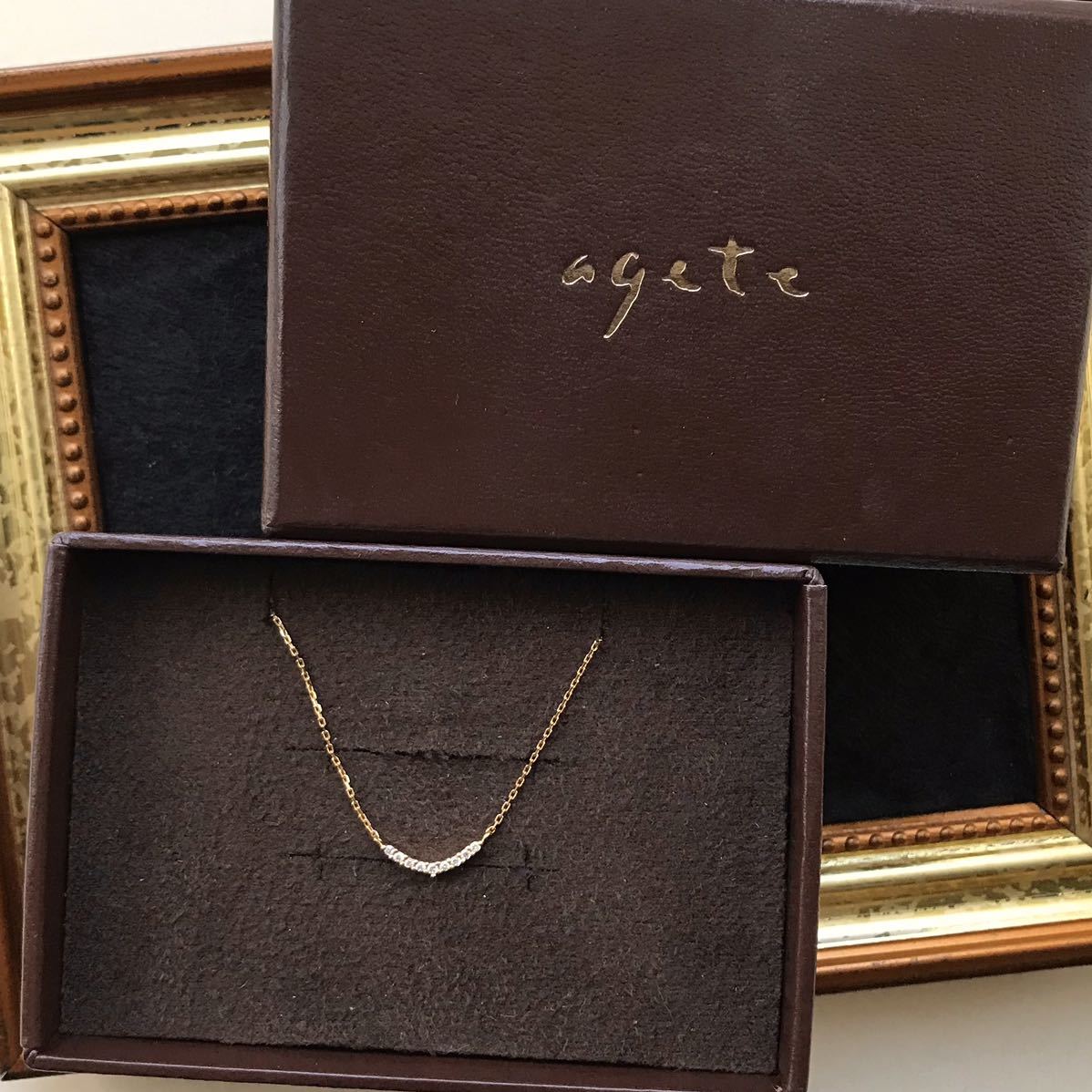 ロングセラー!美品!【agate/アガット】10174116089 K18 YG 