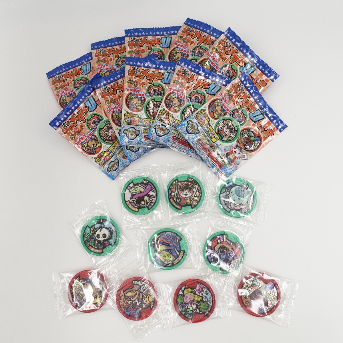 未使用/BANDAI バンダイ/妖怪メダルUラムネ2/食玩/ラムネ抜き/全10種 