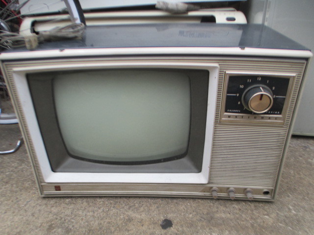 ナショナル】 真空管 テレビ TF-35X】 1960年代 昭和レトロ