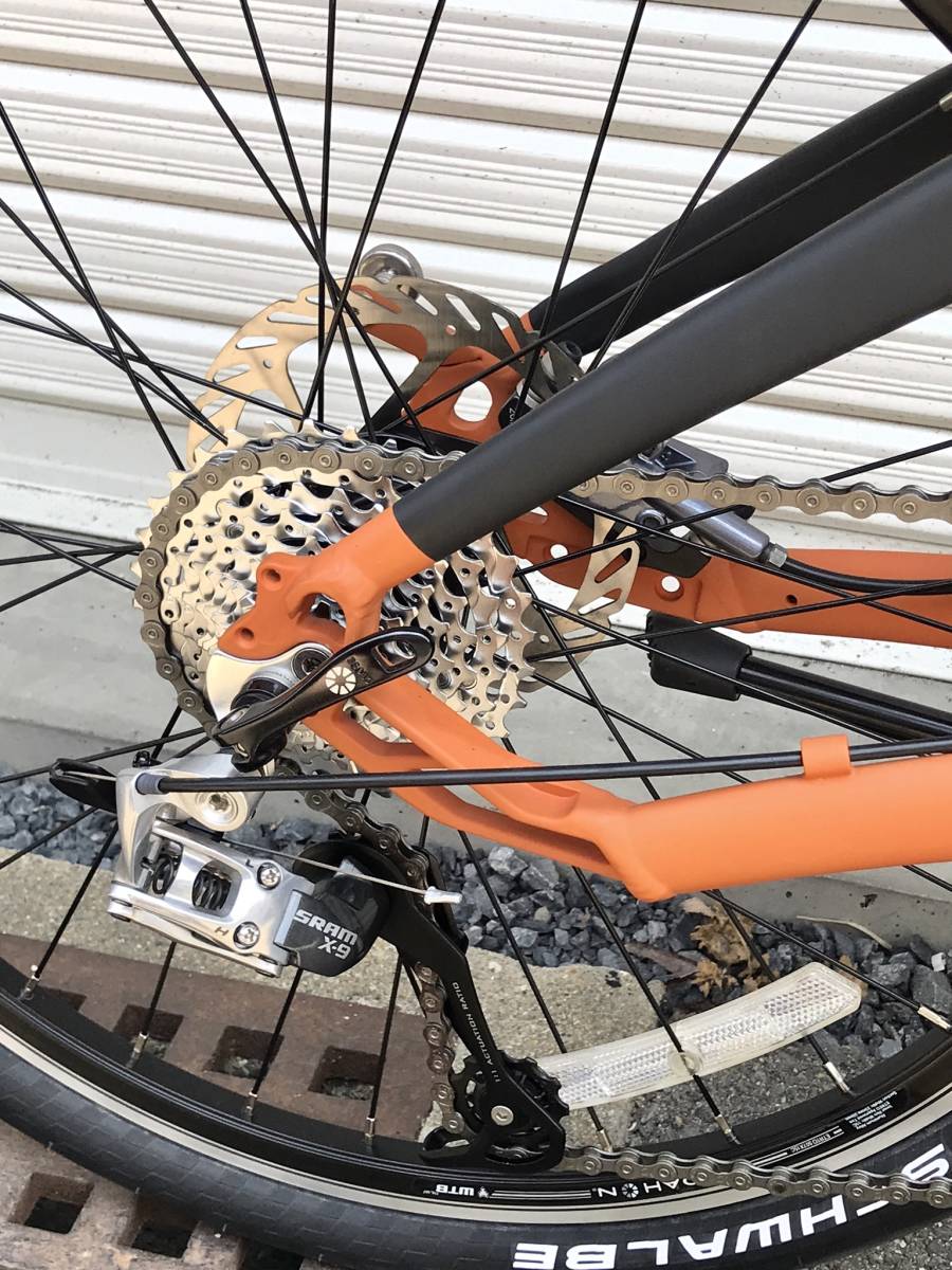 1円新車！絶版車！最終出品！国内未発売！DAHON iSO S9 油圧ブレーキ スラムX9_4