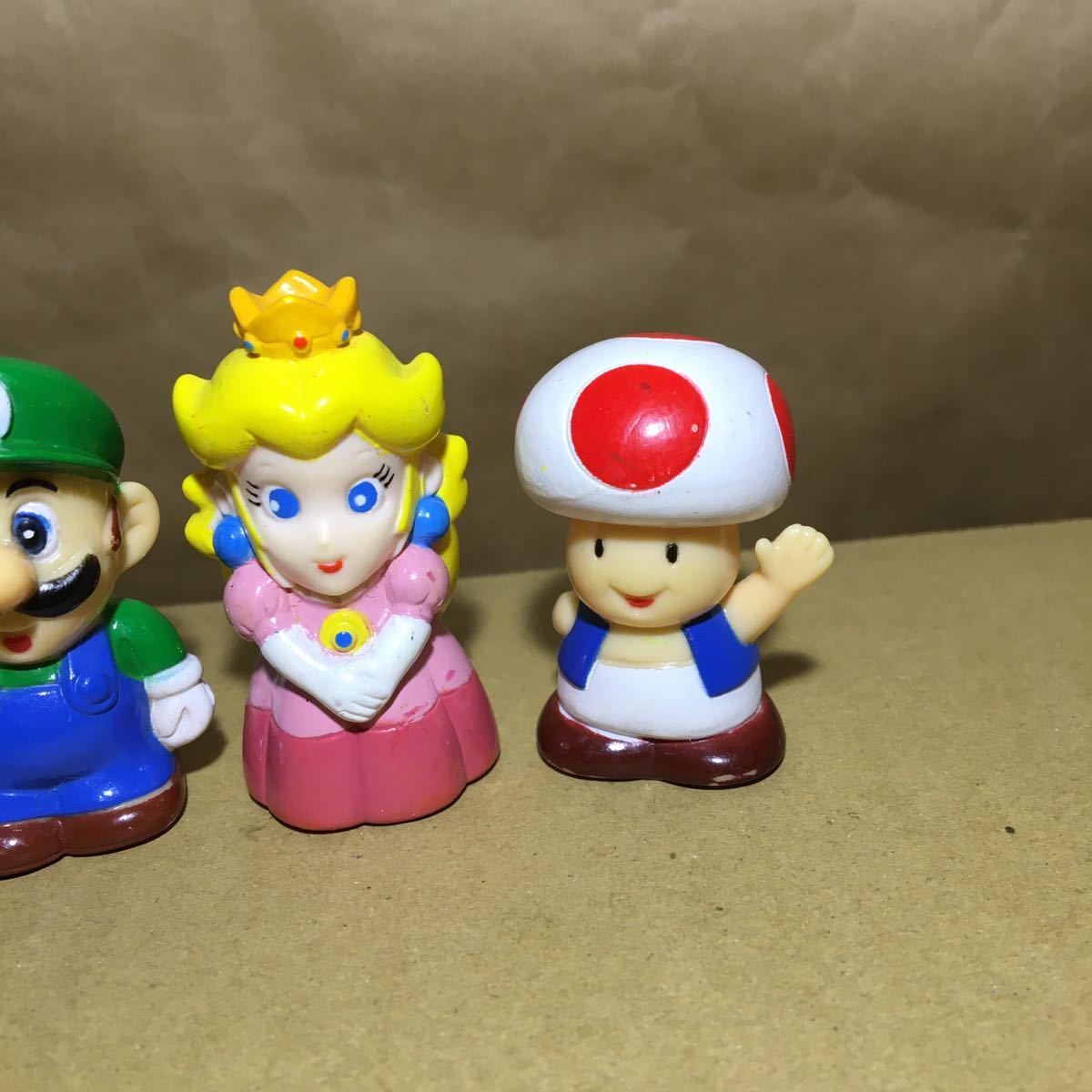 スーパーマリオ 大集合 ソフビ フィギュア 指人形 キノピオ ルイージ 