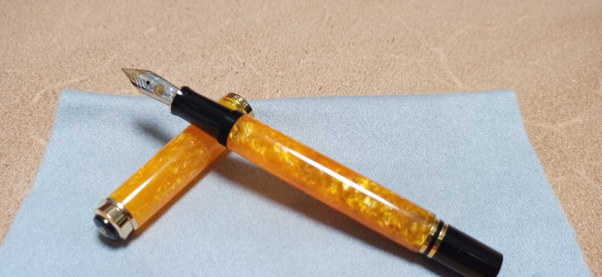 ペリカン万年筆 M3 オレンジ 中字m オシャレ かわいいミニ万年筆 Pelikan Souveran M3 M 特別生産品 生産終了品 ペリカン 売買されたオークション情報 Yahooの商品情報をアーカイブ公開 オークファン Aucfan Com