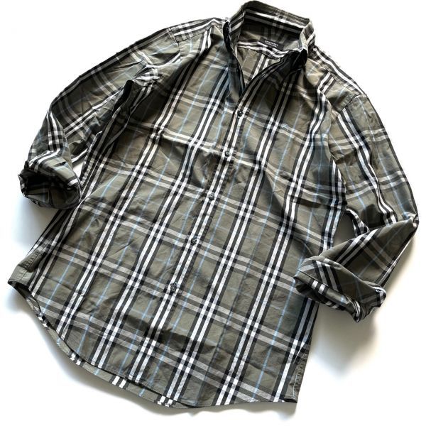 刺繍 Burberry Black Label シャツ ノバチェック Rehda Com