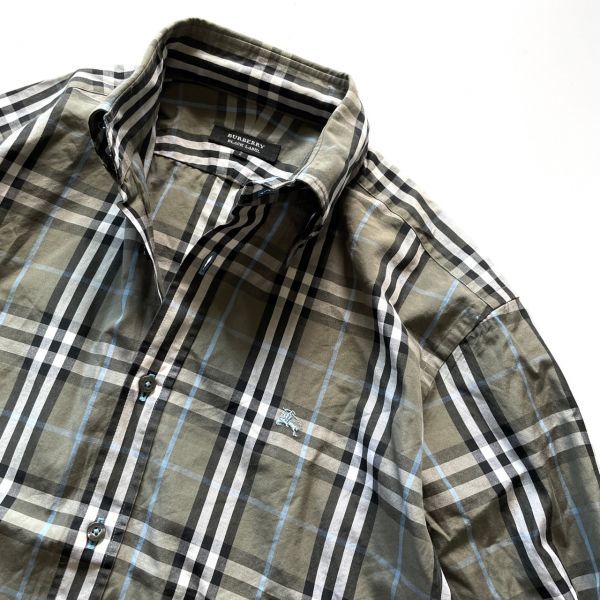 刺繍 Burberry Black Label シャツ ノバチェック Rehda Com