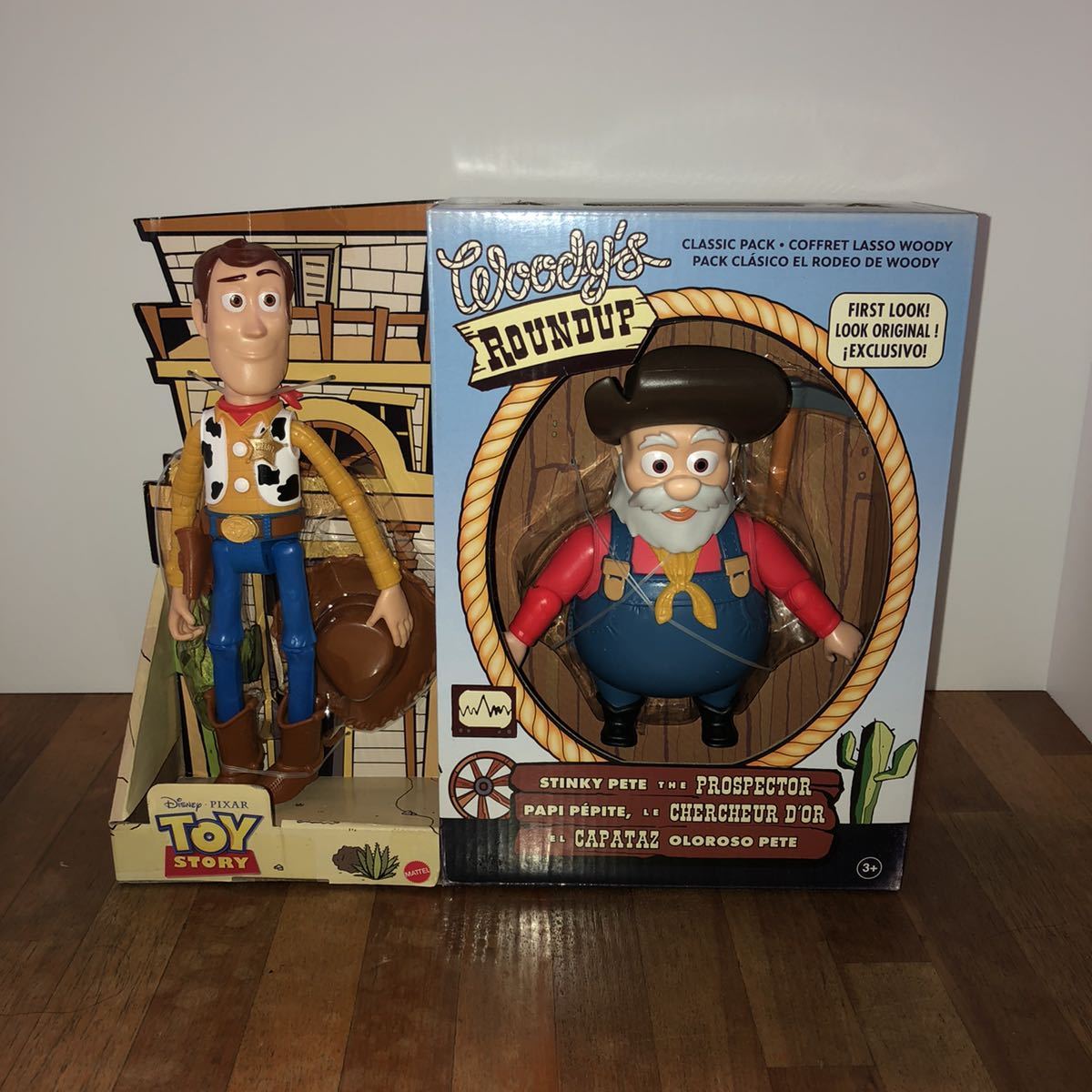 【年内価格】マテル クラッシックパック トイストーリー ウッディ&プロスペクター 日本未発売☆マテル トイストーリー ウッディ プロスペクター ラウンド