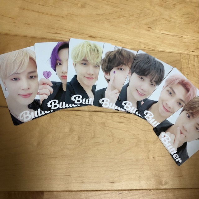 BTS Butter ランダムメッセージカード ジミン しょうが 売買された 