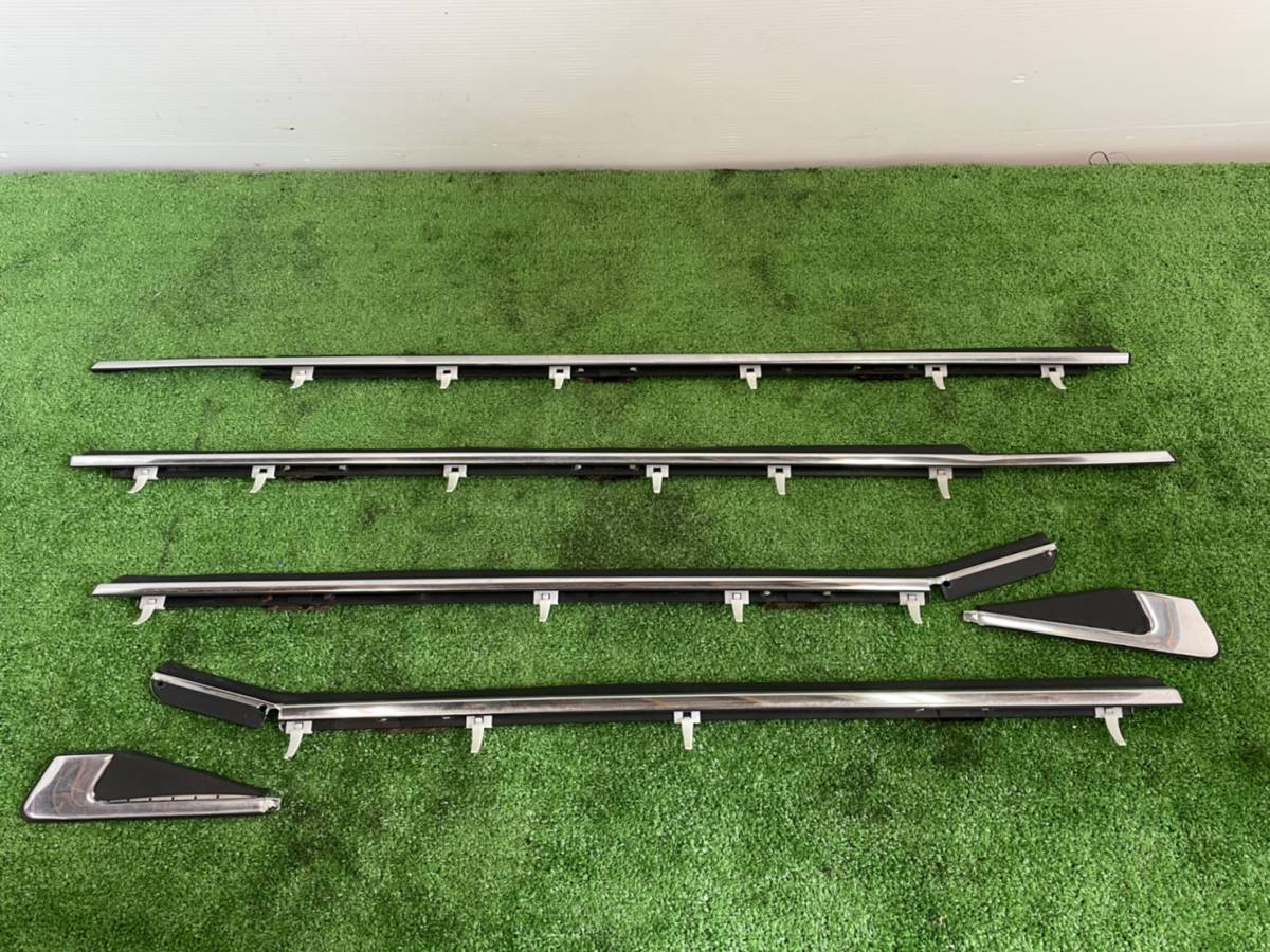 JZX81 マークII 後期 水切りモール メッキ ドア モール 左右セット 1JZ 