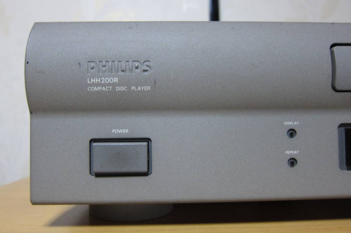 【送料込】philips CDプレイヤー　LHH200RX 高精度クロック換装品 動作品 / PHILIPS CDプレイヤー LHH200R〔リモコン付〕/ フィリップス