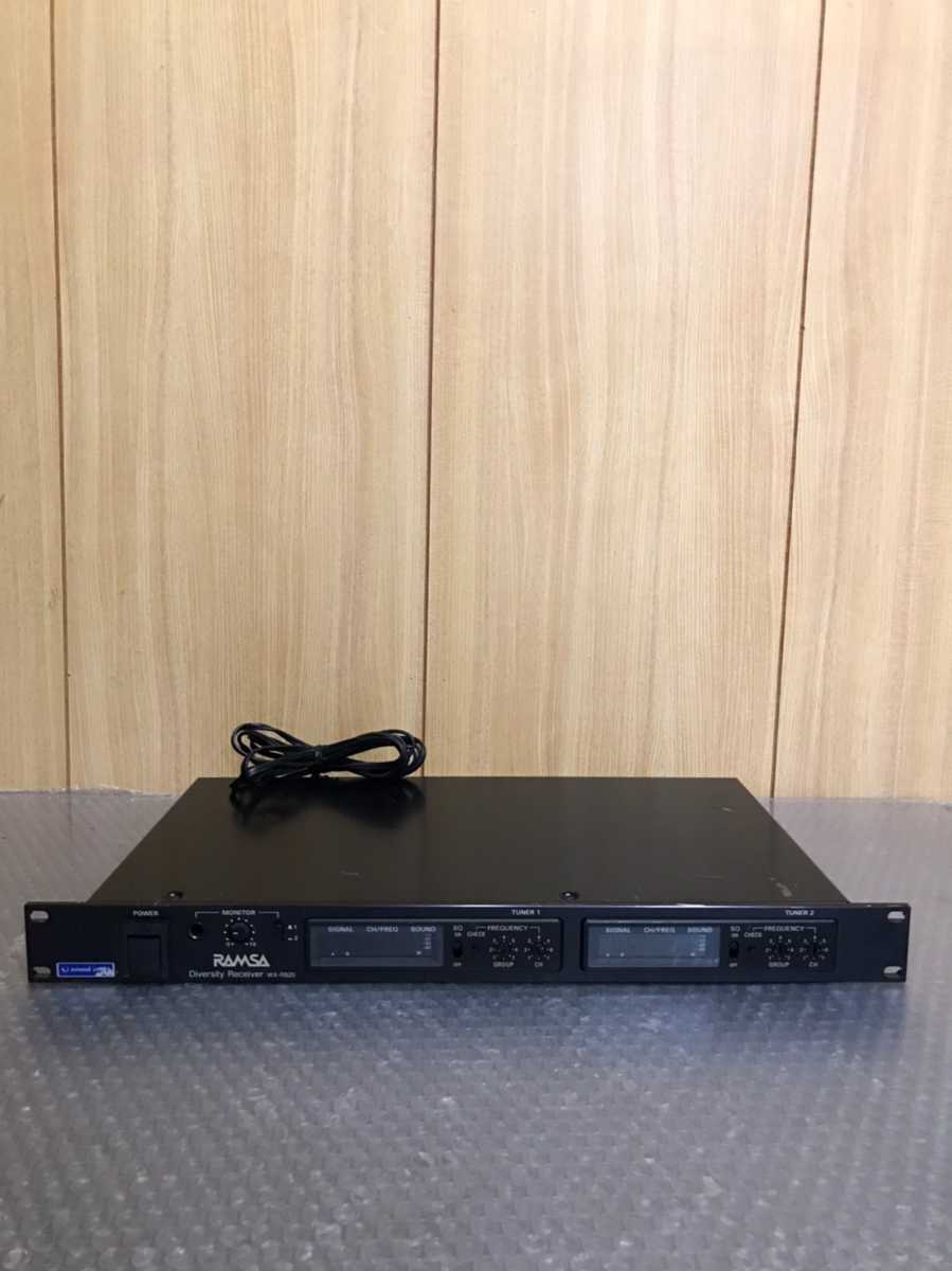 安心の送料込み！！RAMSA WX-R820 ダイバシティワイヤレス受信機【ho