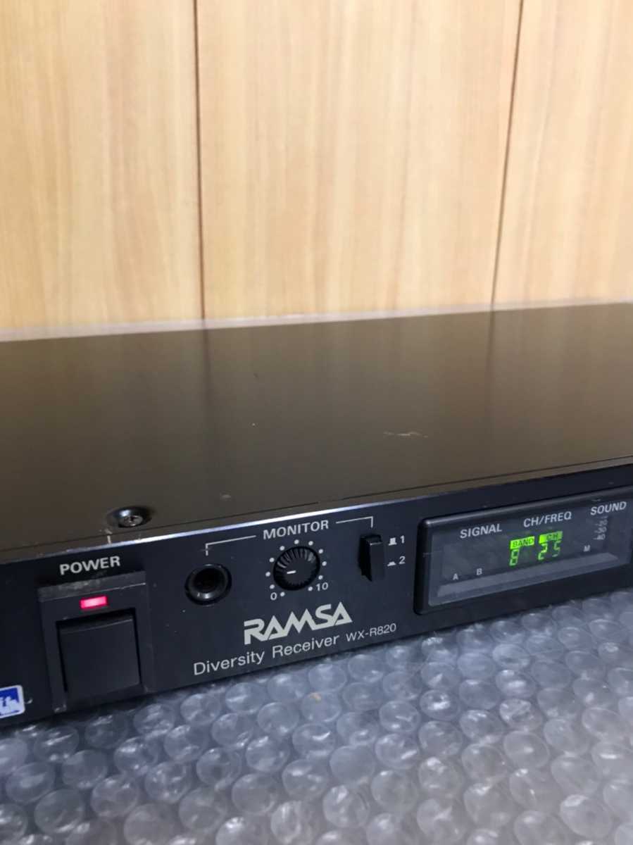 安心の送料込み！！RAMSA WX-R820 ダイバシティワイヤレス受信機【ho