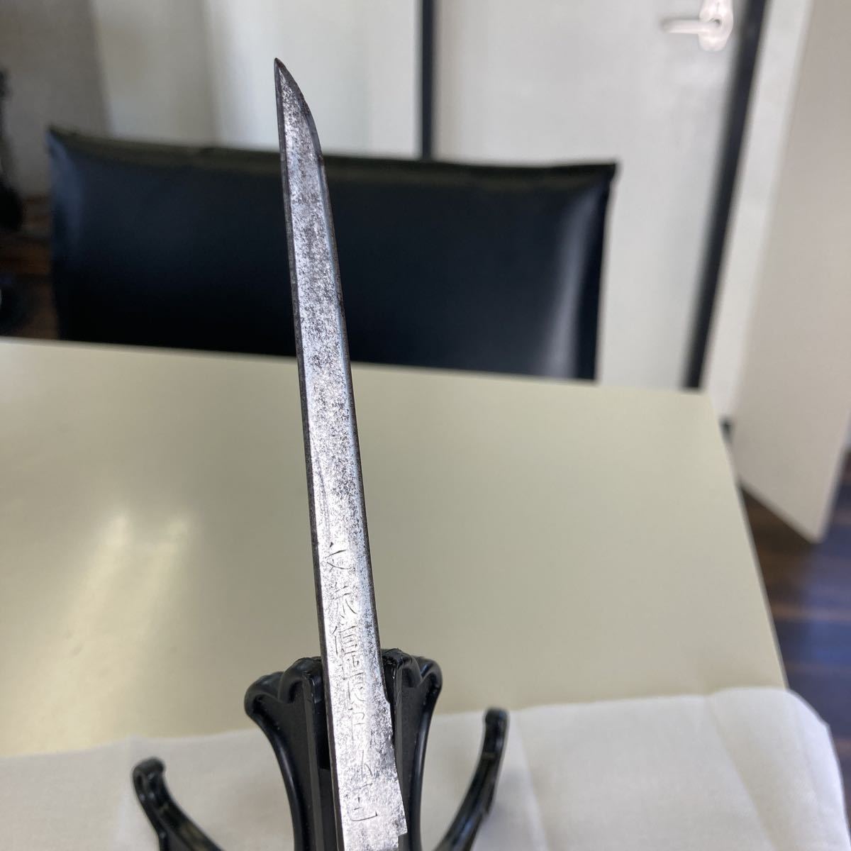 小柄 刀装具 小刀 小柄穂先小刀付 日本刀装具 在銘穂先小刀 時代