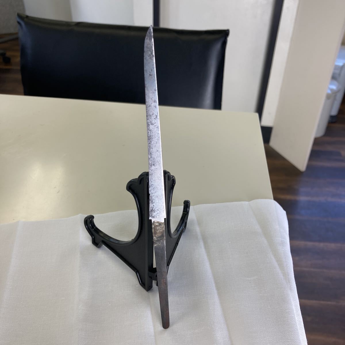 小柄 刀装具 小刀 小柄穂先小刀付 日本刀装具 在銘穂先小刀 時代