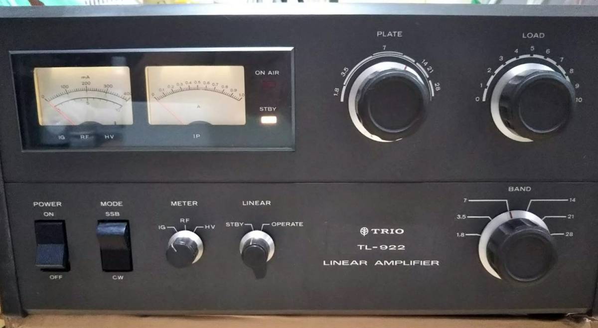 ★★　TRIO　TL922　リニアアンプ　ジャンク品（通電のみ確認）　★★