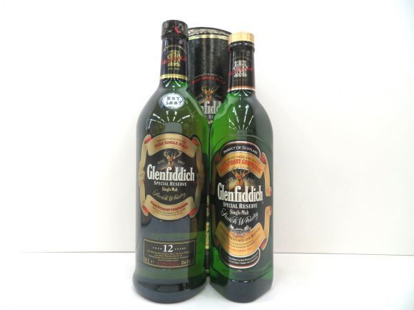 Glenfiddich グレンフィディック ミニボトル　2本セット　未開栓　古酒 グレンフィディック 未開栓 ☆古酒 箱付2本セット⁄Glenfiddich(グレン