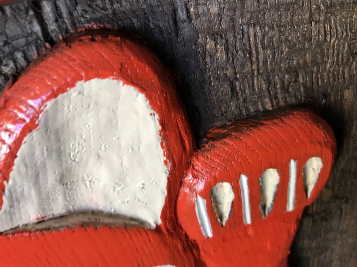 ヴィンテージ作家さんもの 手描きのお顔が可愛らしい陶磁器の招き猫