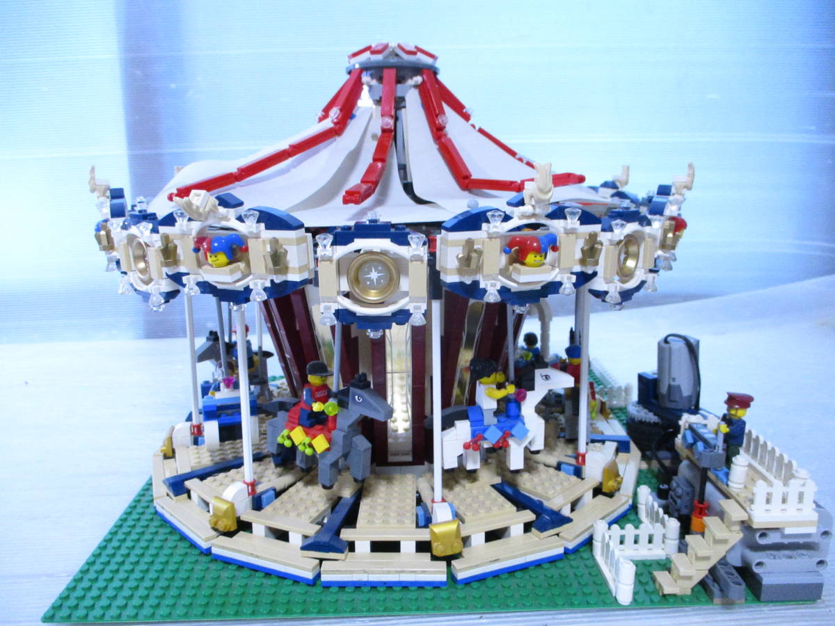 送140】1円～ レゴ LEGO 10196 クリエイター メリーゴーランド 組済み 