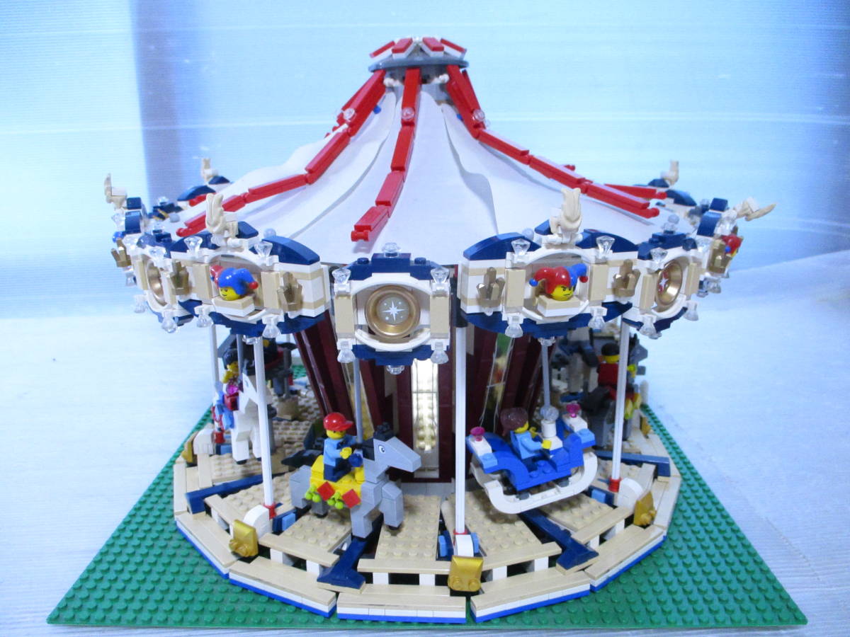 送140】1円～ レゴ LEGO 10196 クリエイター メリーゴーランド 組済み 