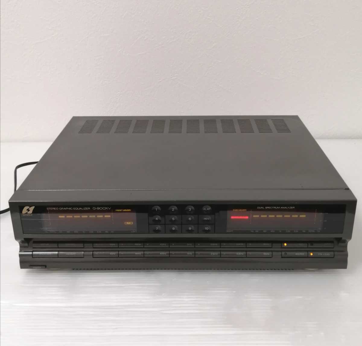サンスイ SANSUI グラフィックイコライザー G-900XV 動作品SANSUI・G