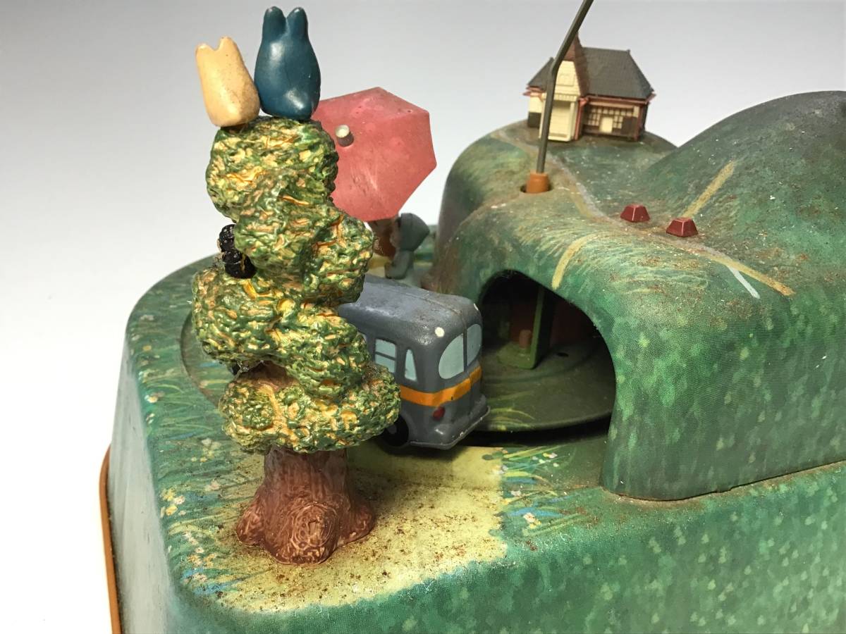 となりのトトロ ブリキコレクション オルゴール バス停 磁器オルゴール