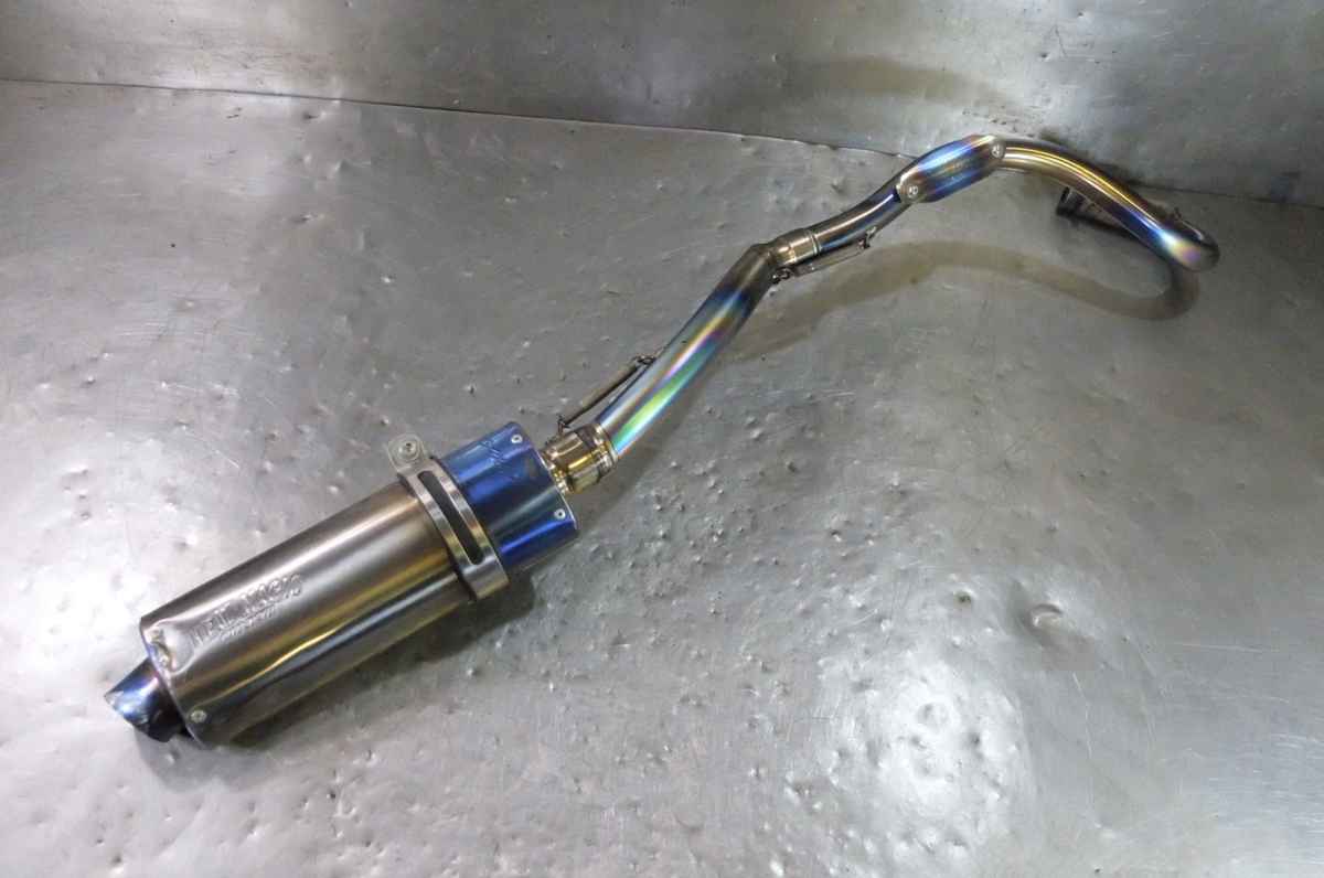 ⑨始動 KSR110 KL110A-A08*** オオニシヒートマジック チタンフルエキ 