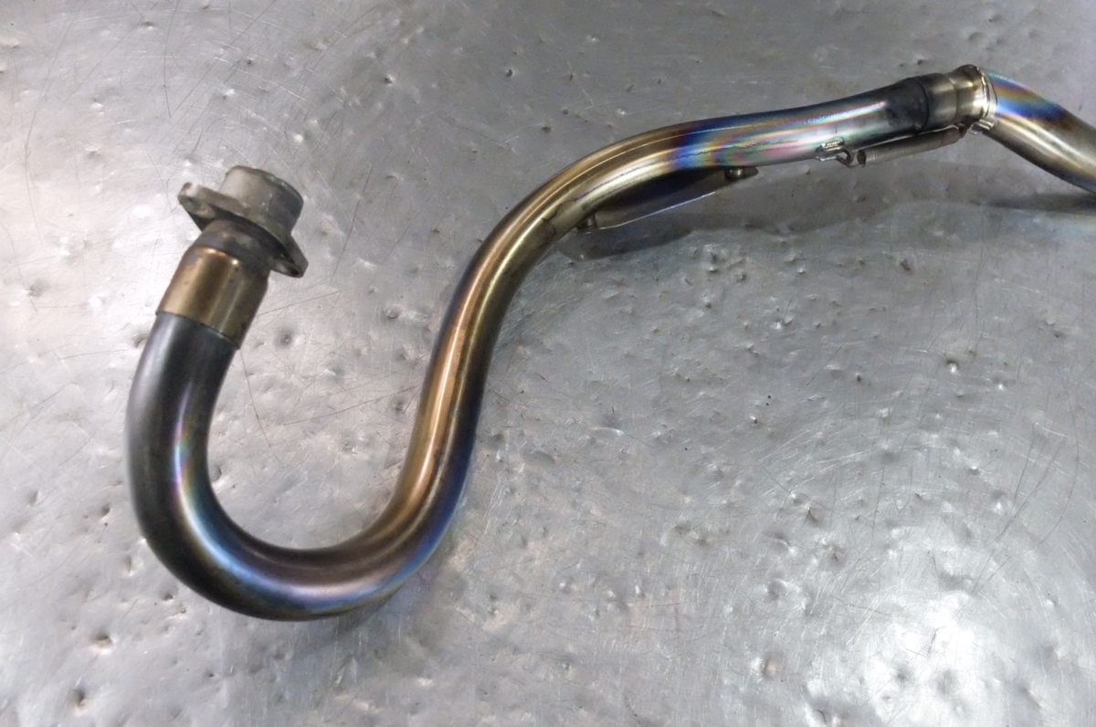 ⑨始動 KSR110 KL110A-A08*** オオニシヒートマジック チタンフルエキ 