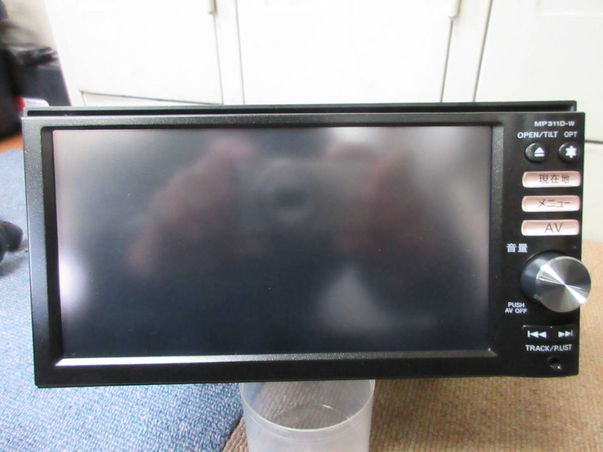 日産　純正パイオニアナビ　MP311D-W　マップ2011年　地デジ　DVD　Bluetooth　C26セレナ用バックカメラ付き