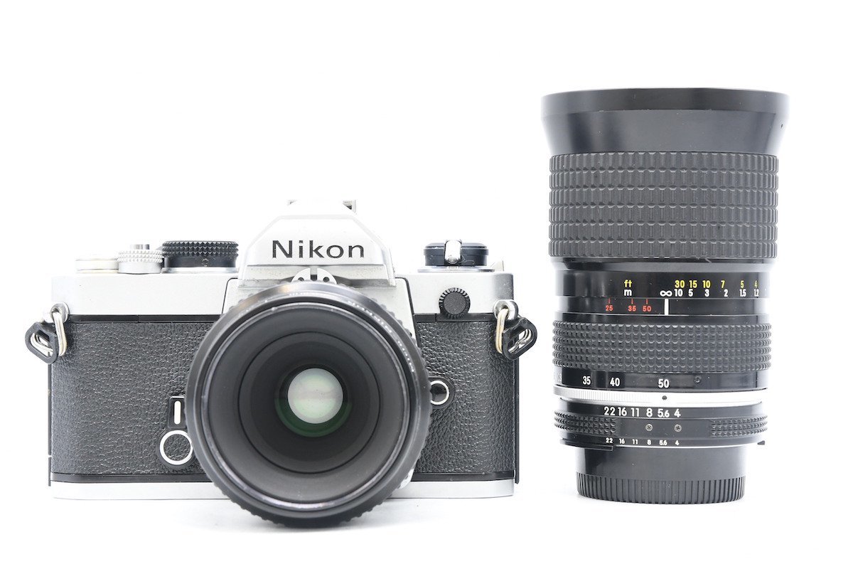 ◇ Nikon ニコン FM + AI改 Micro-NIKKOR 55mm F3.5 + AI改 Zoom