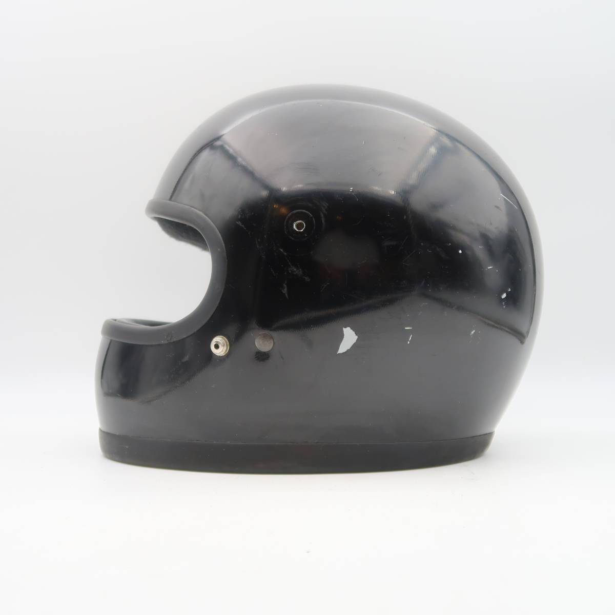 ビンテージ ヘルメット bell star 2 黒 59cm 1975 アメリカ 初期 族