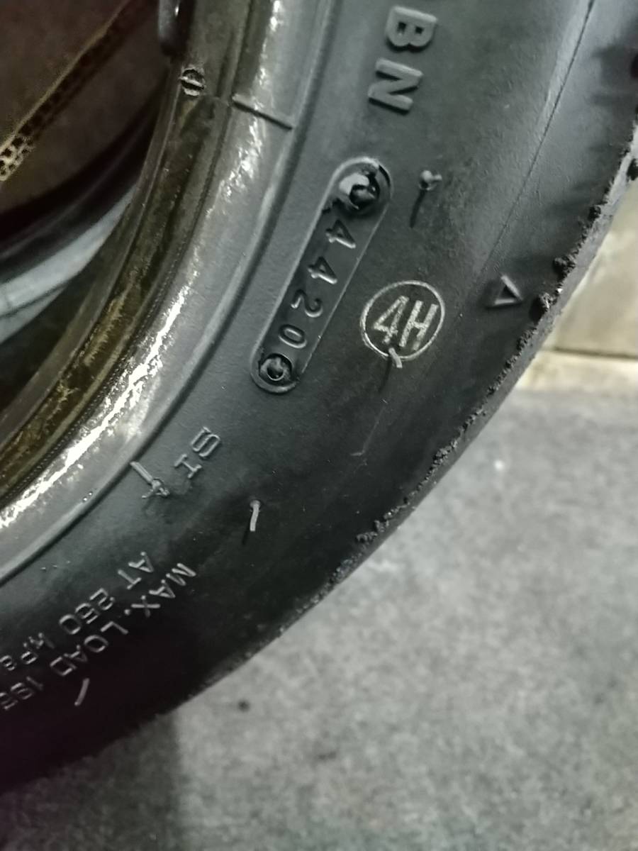 IRC MBR740 DIX RR ハイグリップタイヤ 3.50-10 2本セット アドレス125